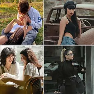 AMINUGAL Womens Plaform Knee High Boots Chunky Heel Round Toe Zipper Block Heel Fashion Motorcycle Punk Gorh Boots Work Combat Boots For Women