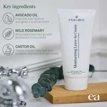 Eva + Avo Leave In Conditioner - Hydrating Hair Cream