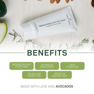 Eva + Avo Leave In Conditioner - Hydrating Hair Cream