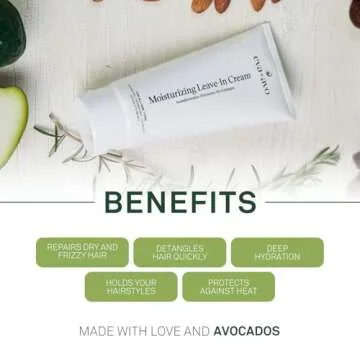 Eva + Avo Leave In Conditioner - Hydrating Hair Cream