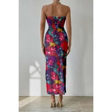 Stylish PRETTYGARDEN Women's Summer Maxi Bodycon Dress - Perfect for Parties and Casual Wear