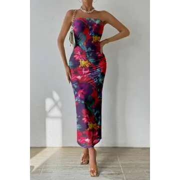 PRETTYGARDEN Women's Maxi Bodycon Dress for Summer Style
