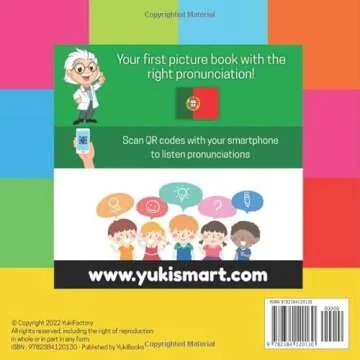 Bilingual Picture Book for Kids: English / Portuguese with Pronunciations