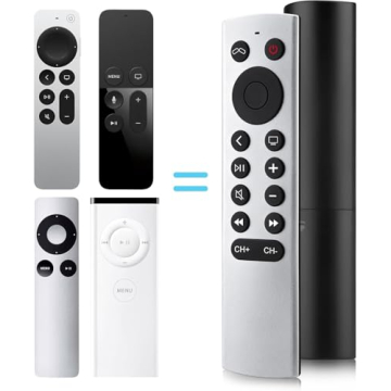 Replacement for Apple-TV-4K-Remote, Siri-Remote Control for Apple TV 4K/HD (NO Voice)