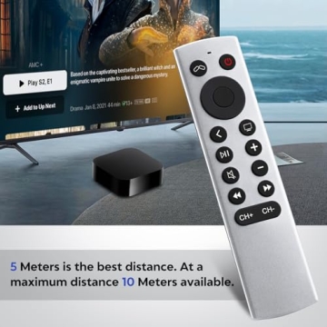 Replacement for Apple-TV-4K-Remote, Siri-Remote Control for Apple TV 4K/HD (NO Voice)