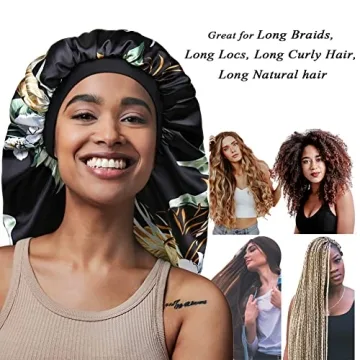 Jumbo Satin Bonnet for Long Hair - Comfortable & Stylish