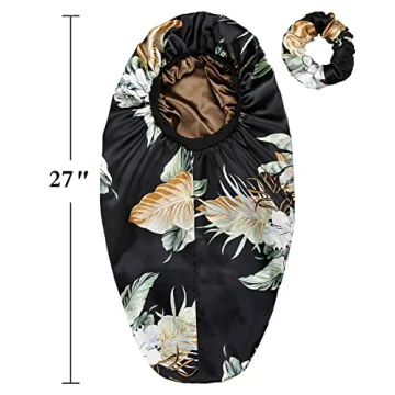 Jumbo Satin Bonnet for Long Hair - Comfortable & Stylish