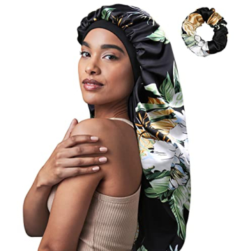 Jumbo Satin Bonnet for Long Hair - Comfortable & Stylish