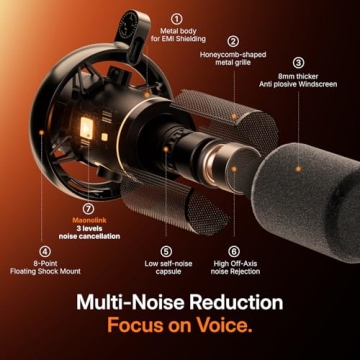 MAONO PD200W Hybrid Wireless Podcast Microphone For All Creators