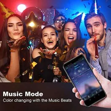 QZYL LED Lights for Bedroom 49.2FT Strip with App Control