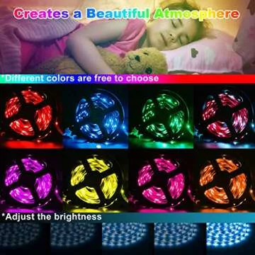 QZYL LED Lights for Bedroom 49.2FT Strip with App Control