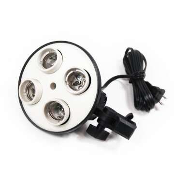 StudioFX 1600 WATT H9004S Digital Photography Continuous Softbox Lighting Studio Video Portrait Kit H9004S