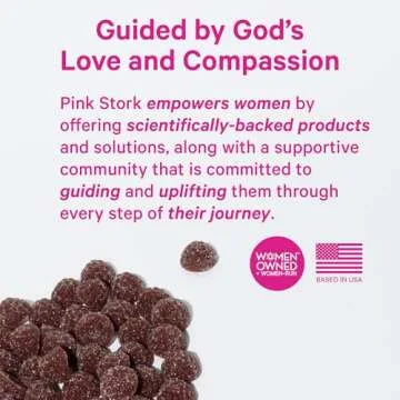 Pink Stork Prenatal Iron Gummies - 20 mg Iron for Moms