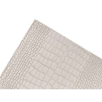 Waterproof PU Placemats, Faux Leather Hardboard Place Mats, Set of 8 Table Mats, Easy to Clean, Heat & Stain Resistant for Office Conference Table,Dinging Home Decor