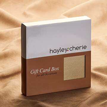 Elegant Gold Wedding Card Box for All Occasions