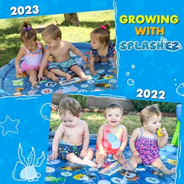 SplashEZ 3-in-1 Splash Pad for Kids & Fun Learning