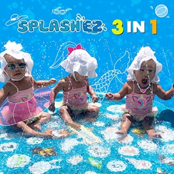 SplashEZ 3-in-1 Splash Pad for Kids & Fun Learning