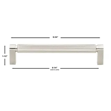 GlideRite Solid Knurled Cabinet Pulls in Satin Gold