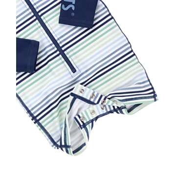 RUGGEDBUTTS Coastal Stripes Rash Guard for Infants