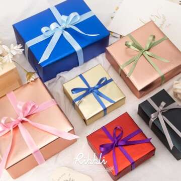 Ribbli Pink Satin Ribbon, 1/2” x 25 Yards for Crafting