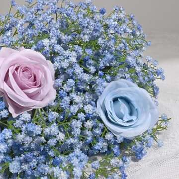 Dolicer Baby's Breath Artificial Flowers for Weddings & Decor