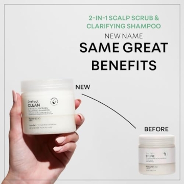 NATURELAB Perfect Clean Scalp Scrub Shampoo for Shiny Hair