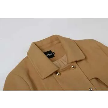 Stylish CHARTOU Women's Wool Blend Poncho Cape Coat