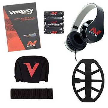 Minelab Vanquish 540 Metal Detector - Waterproof & Lightweight