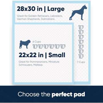 American Kennel Club Scented Puppy Training Pads with Ultra Absorbent Quick Dry Gel – 28 x 30 Pee Pads for Dogs - Fresh Scented - 50 Count, XL