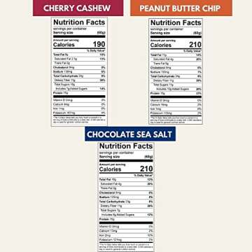 Just Real Food Bar - Plant Based Protein Bars - Variety Pack - 6 Count - 3 Flavors - 15g Protein - High Energy, Paleo, Vegan & Non GMO - Gluten Free, Dairy Free and Soy Free