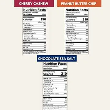 Just Real Food Bar - Plant Based Protein Bars - Variety Pack - 6 Count - 3 Flavors - 15g Protein - High Energy, Paleo, Vegan & Non GMO - Gluten Free, Dairy Free and Soy Free