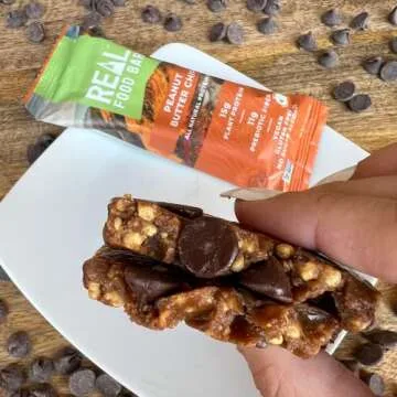 Just Real Food Bar - Plant Based Protein Bars - Variety Pack - 6 Count - 3 Flavors - 15g Protein - High Energy, Paleo, Vegan & Non GMO - Gluten Free, Dairy Free and Soy Free