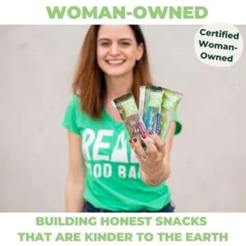 Just Real Food Bar - Plant Based Protein Bars - Variety Pack - 6 Count - 3 Flavors - 15g Protein - High Energy, Paleo, Vegan & Non GMO - Gluten Free, Dairy Free and Soy Free