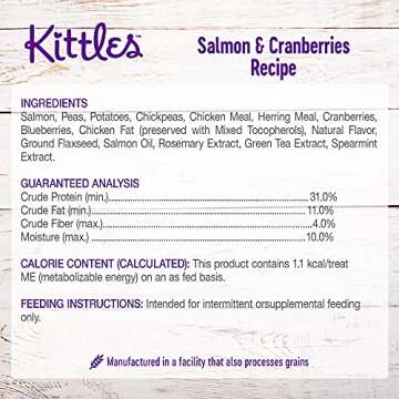 Wellness Crunchy Kittles Cat Treats - Grain-Free, Natural Ingredients