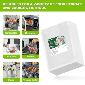 Bonsenkitchen Vacuum Food Sealer Bags - 200 Quart