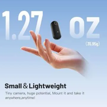 128GB FHD 1080P Mini Body Camera, Wearable Action Body Cam, Thumb Size Hands Free Recording Body Wor...