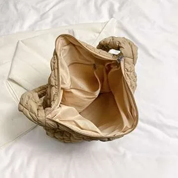 Stylish Quilted Tote Bag for Women - Lightweight & Versatile