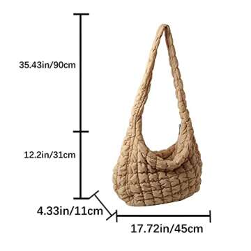 Stylish Quilted Tote Bag for Women - Lightweight & Versatile