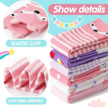 MOGGEI Cute Knee High Socks Kids Fun Animal Gift