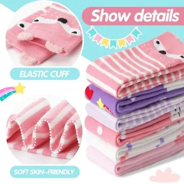MOGGEI Cute Knee High Socks Kids Fun Animal Gift