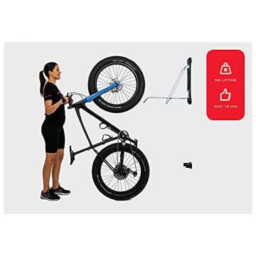 Steadyrack Fat Wall Mounted Bike Rack Storage Solution