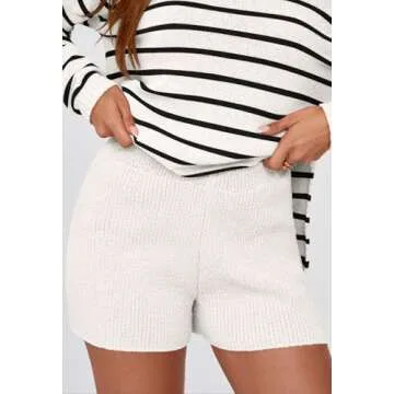 MEROKEETY Women’s Stylish Sweater Lounge Set - Ivory