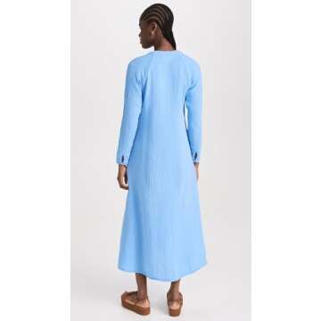 XIRENA Women's Tabitha Dress, Sea Spring, Blue, XS