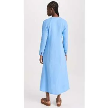 XIRENA Women's Tabitha Dress, Sea Spring, Blue, XS