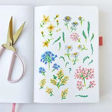 Primrosia Skin Tones and Pastel Dual Tip Watercolor Markers for Coloring, Bullet Journal, Arts, Crafts, Anime