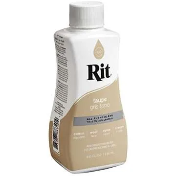 Rit All-Purpose Liquid Dye, Taupe, 8 Fl Oz (Pack of 1)