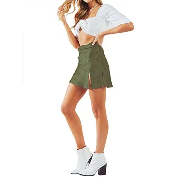 Elegant Satin Silk Mini Skirt for Women - LYANER