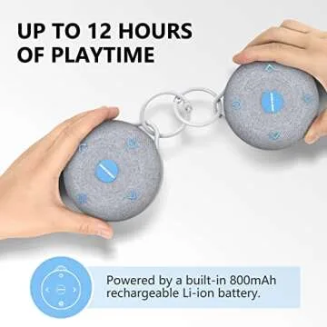 Portable White Noise Machine for Baby with Soothing Sounds