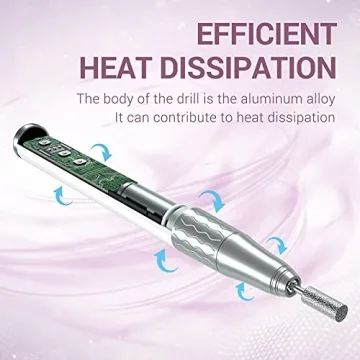 MelodySusie Cordless Electric Nail Drill for All