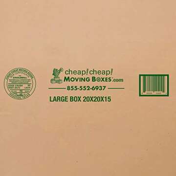 Large Moving Boxes Pack of 12 with Handles– 20" x20" x15" – Cheap Cheap Moving Boxes
